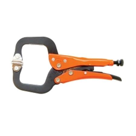 KEEN Grip-On Epoxy Coated C-Clamp with Swivel Tips, 6 in. KE646771